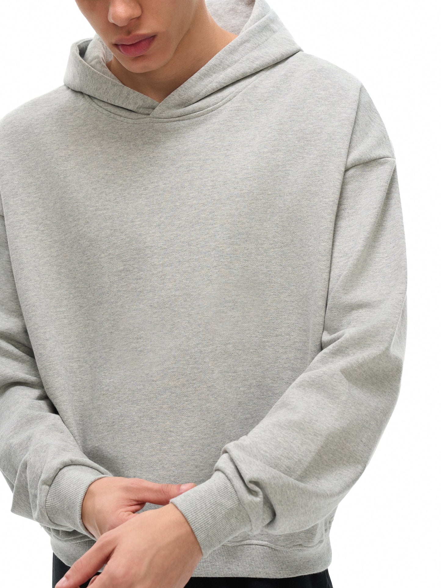 Unisex Cotton Cropped Hoodie — A330 Golden Hour Departure
