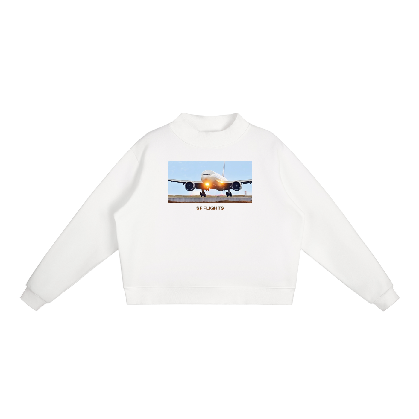 Essential Fleece Mock-Neck Crew Sweatshirt — Reverse Ops at SFO