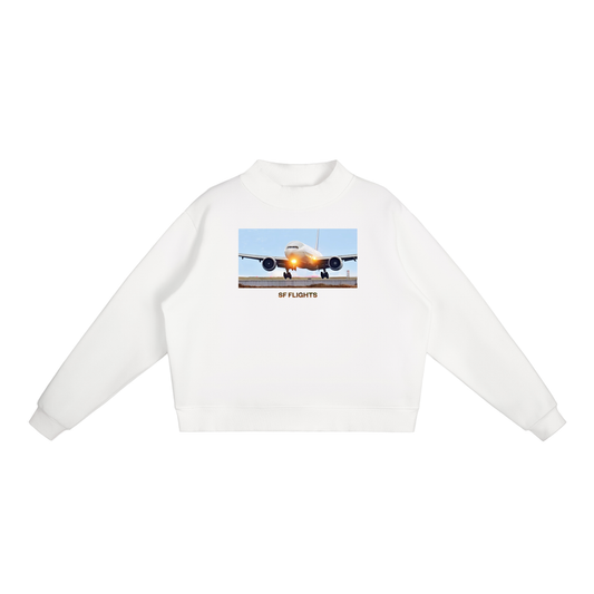 Essential Fleece Mock-Neck Crew Sweatshirt — Reverse Ops at SFO