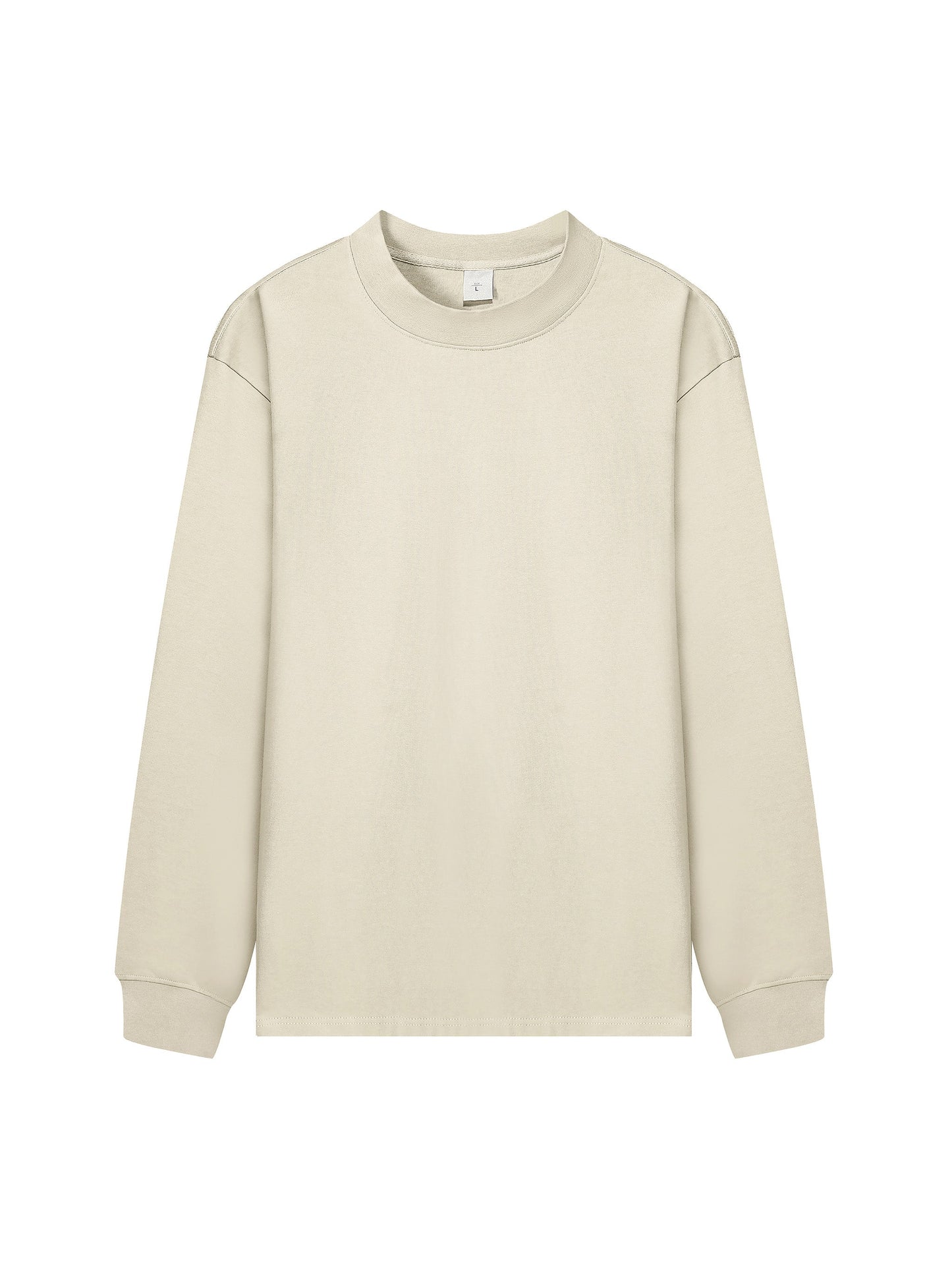 Essential Non-Shrink Mock Neck Sweatshirt — Ready for Departure at SFO Airport