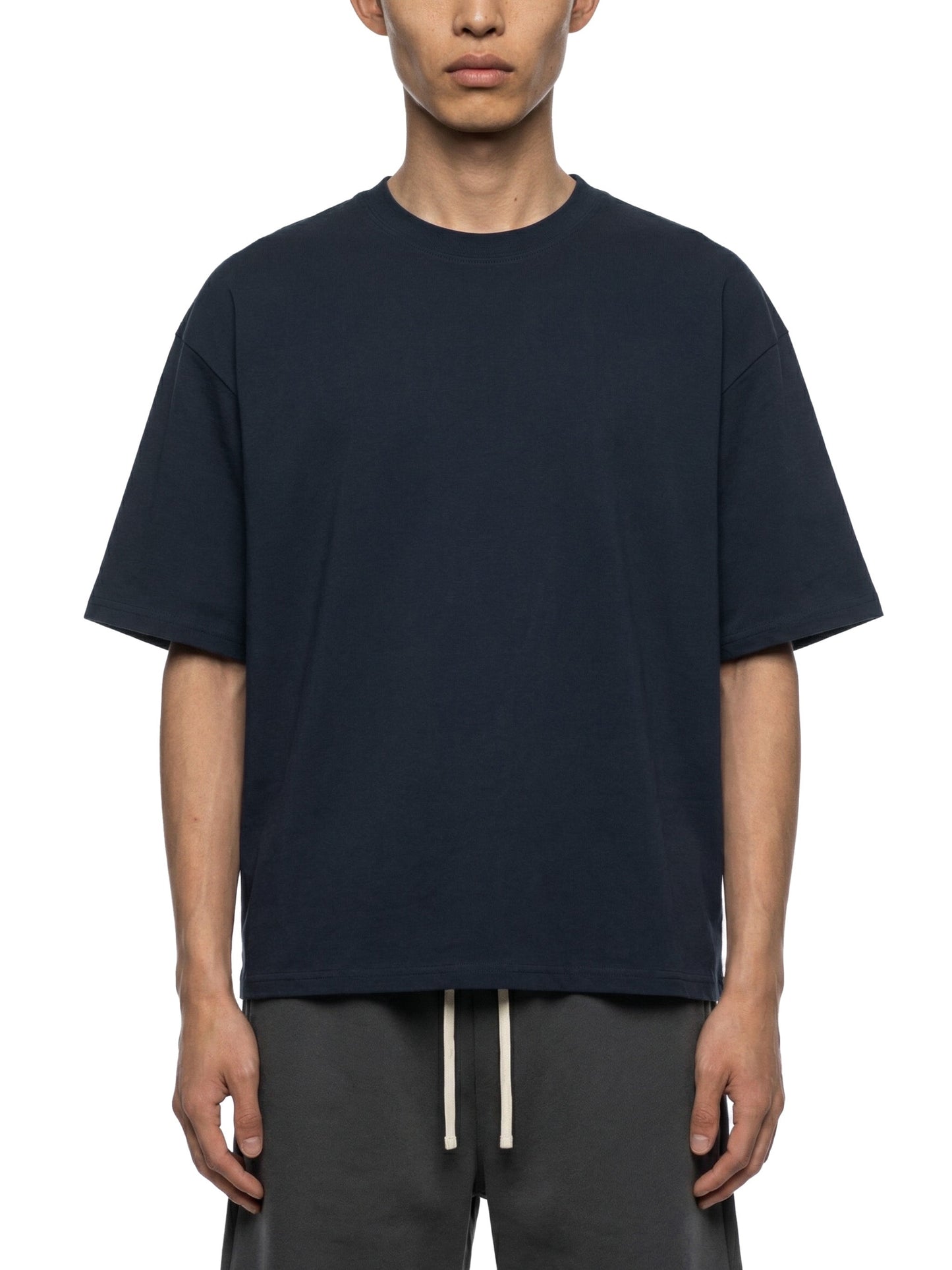 Unisex Boxy Oversized T-Shirt — A350 Prepares for Departure at SFO