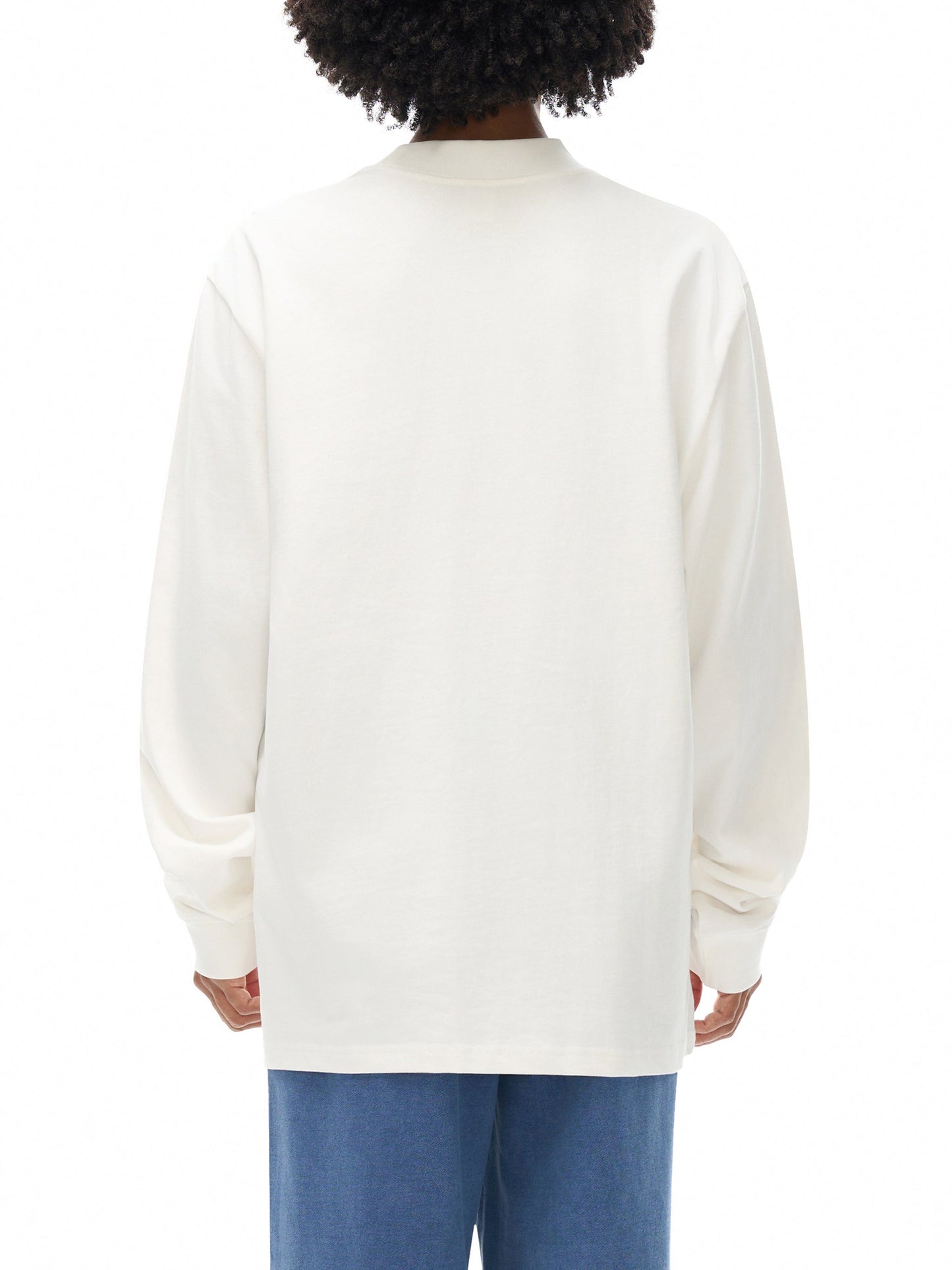 Essential Non-Shrink Mock Neck Sweatshirt — Ready for Departure at SFO Airport