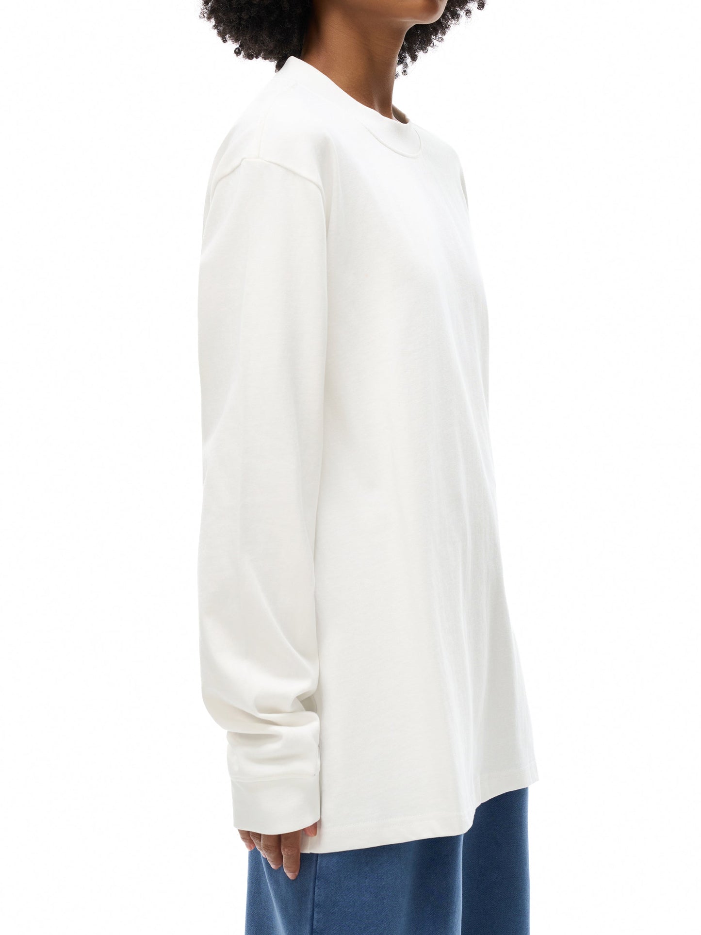 Essential Non-Shrink Mock Neck Sweatshirt — Ready for Departure at SFO Airport