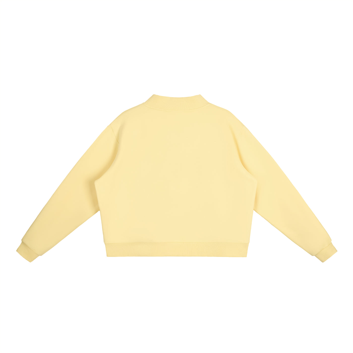Essential Fleece Mock-Neck Crew Sweatshirt — AvGeek SFO Golden Hour Edition