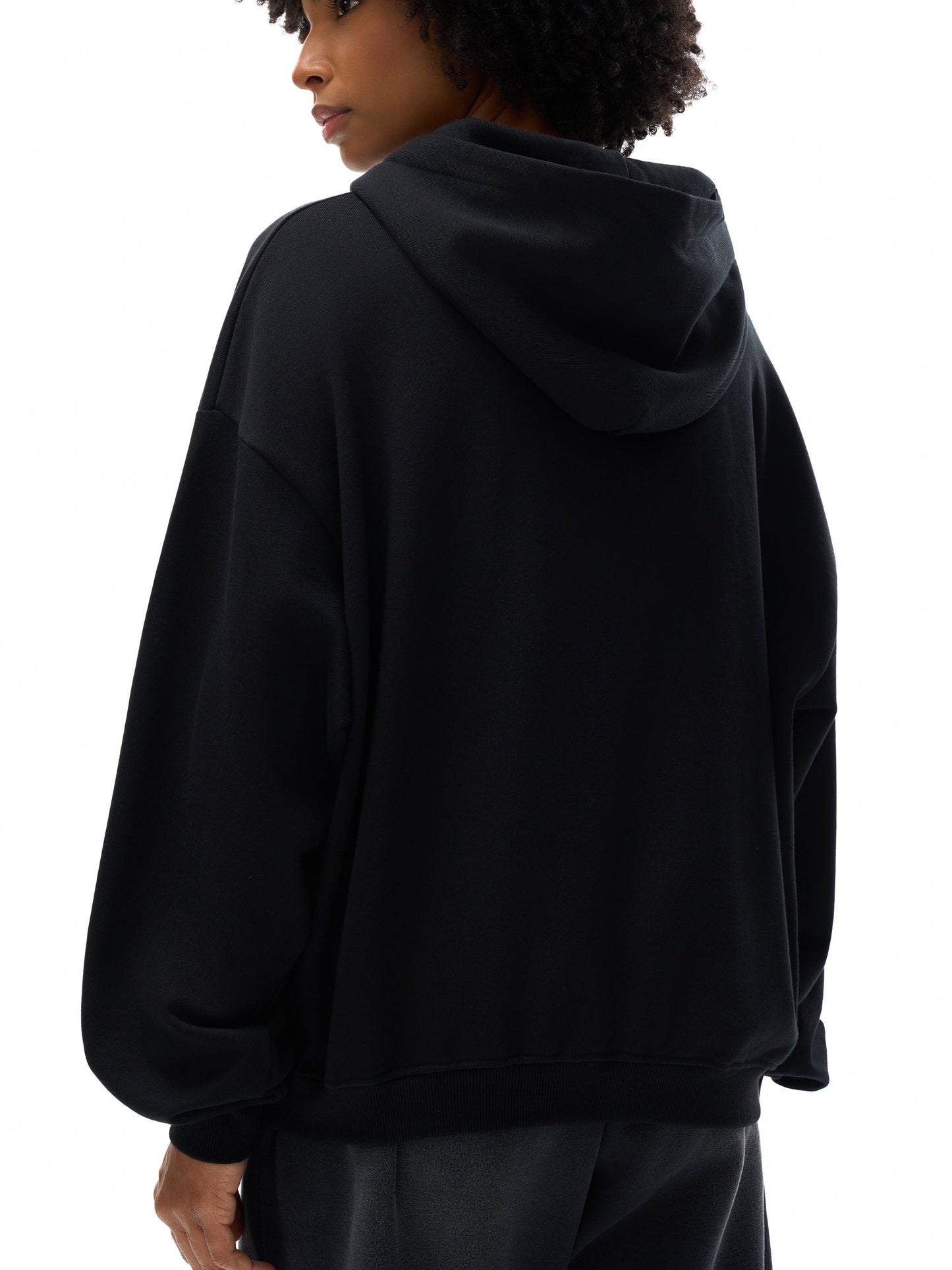 Unisex Cotton Cropped Hoodie — A330 Golden Hour Departure