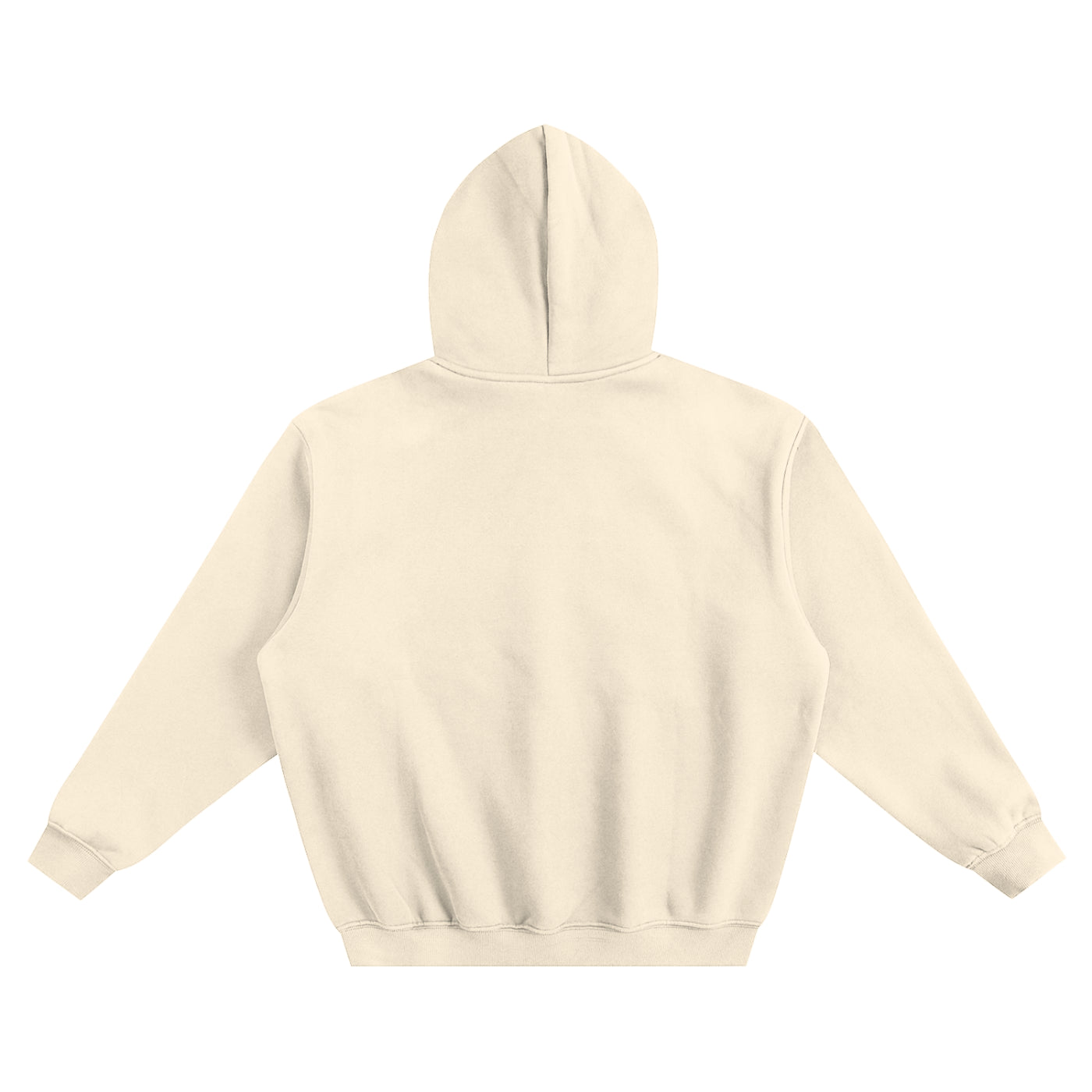 Fleeced Boxy Hoodie — A350 Taxiing at San Francisco Airport