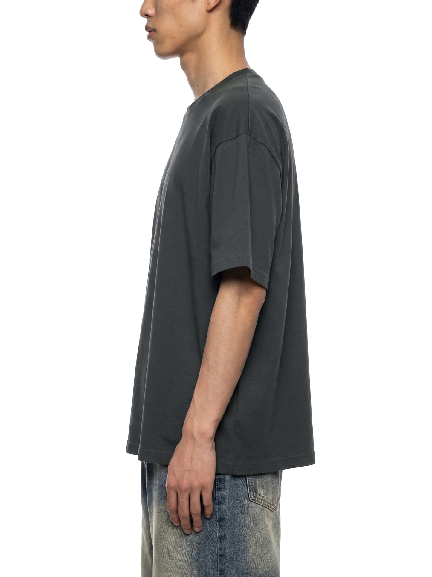 Drop Shoulder Quick Dry Tee — A380 Superjumbo SFO Departure