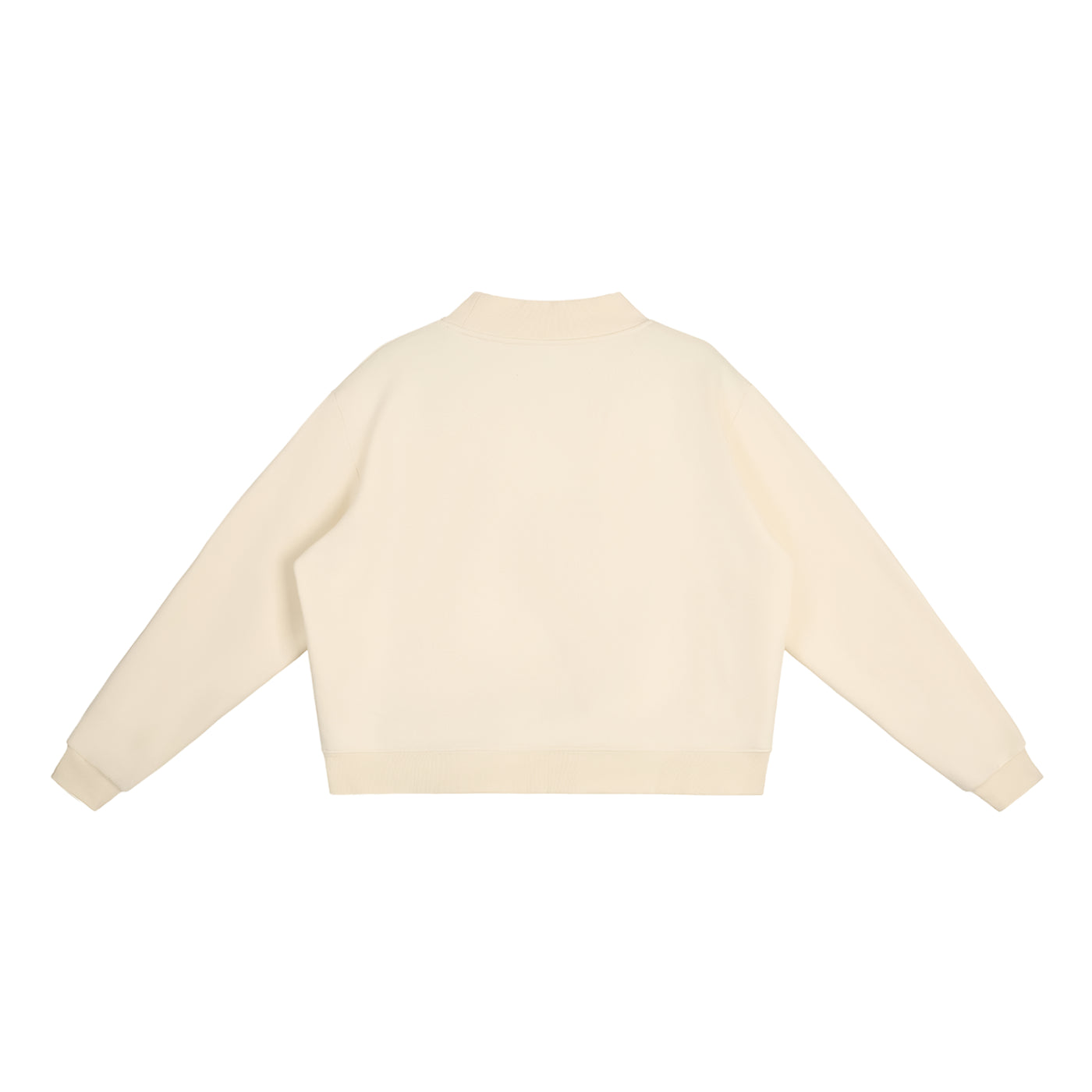 Essential Fleece Mock-Neck Crew Sweatshirt — AvGeek SFO Golden Hour Edition