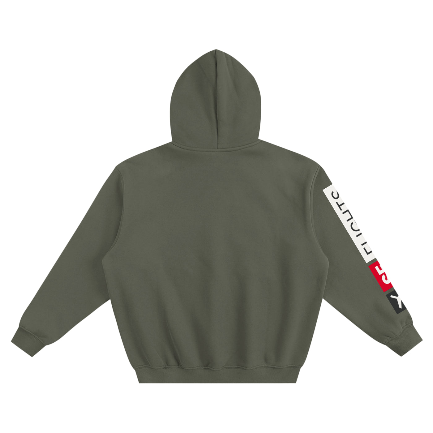 Fleeced Boxy Hoodie — SF Flights Logo Edition