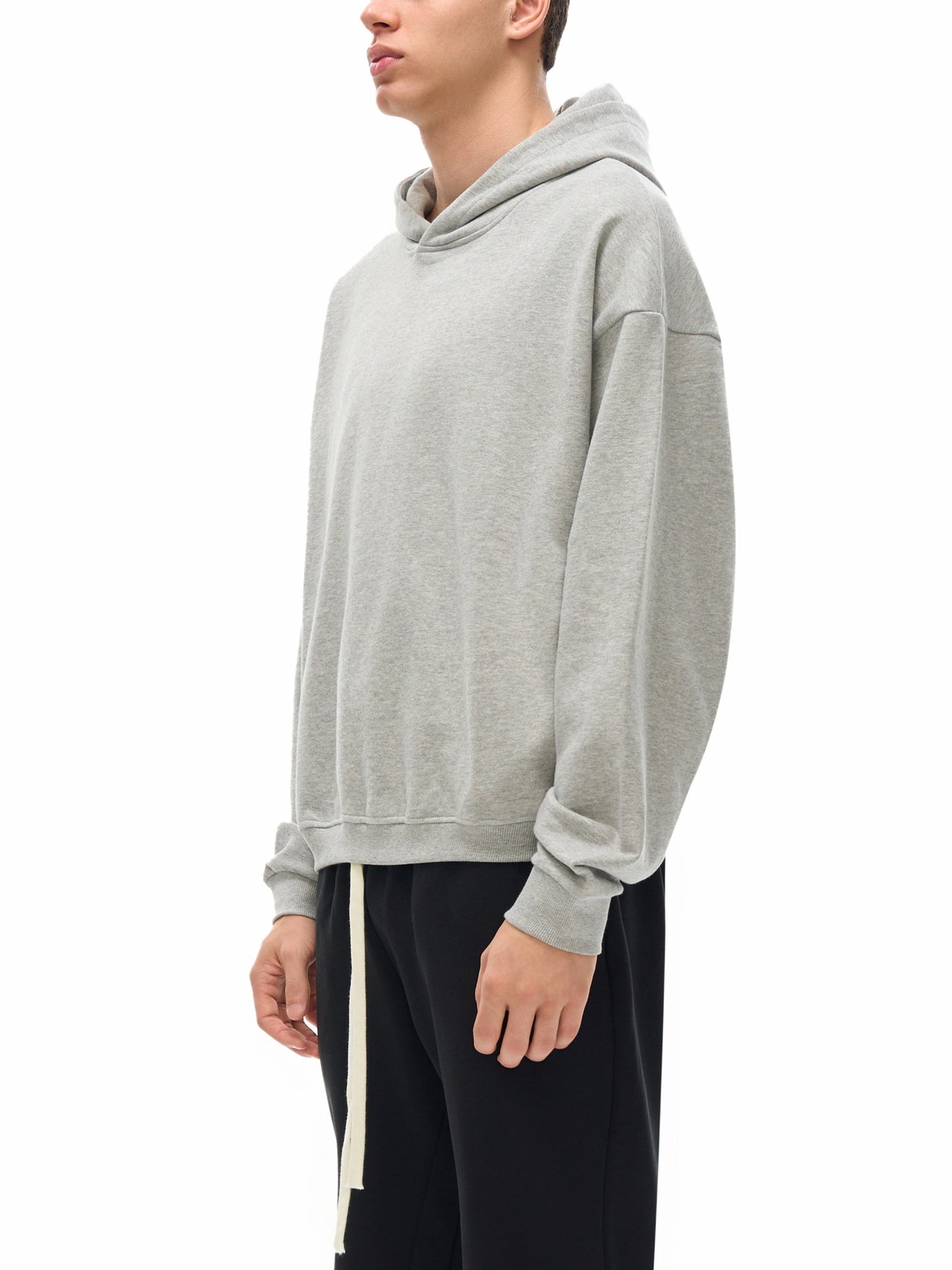 Unisex Cotton Cropped Hoodie — A330 Golden Hour Departure