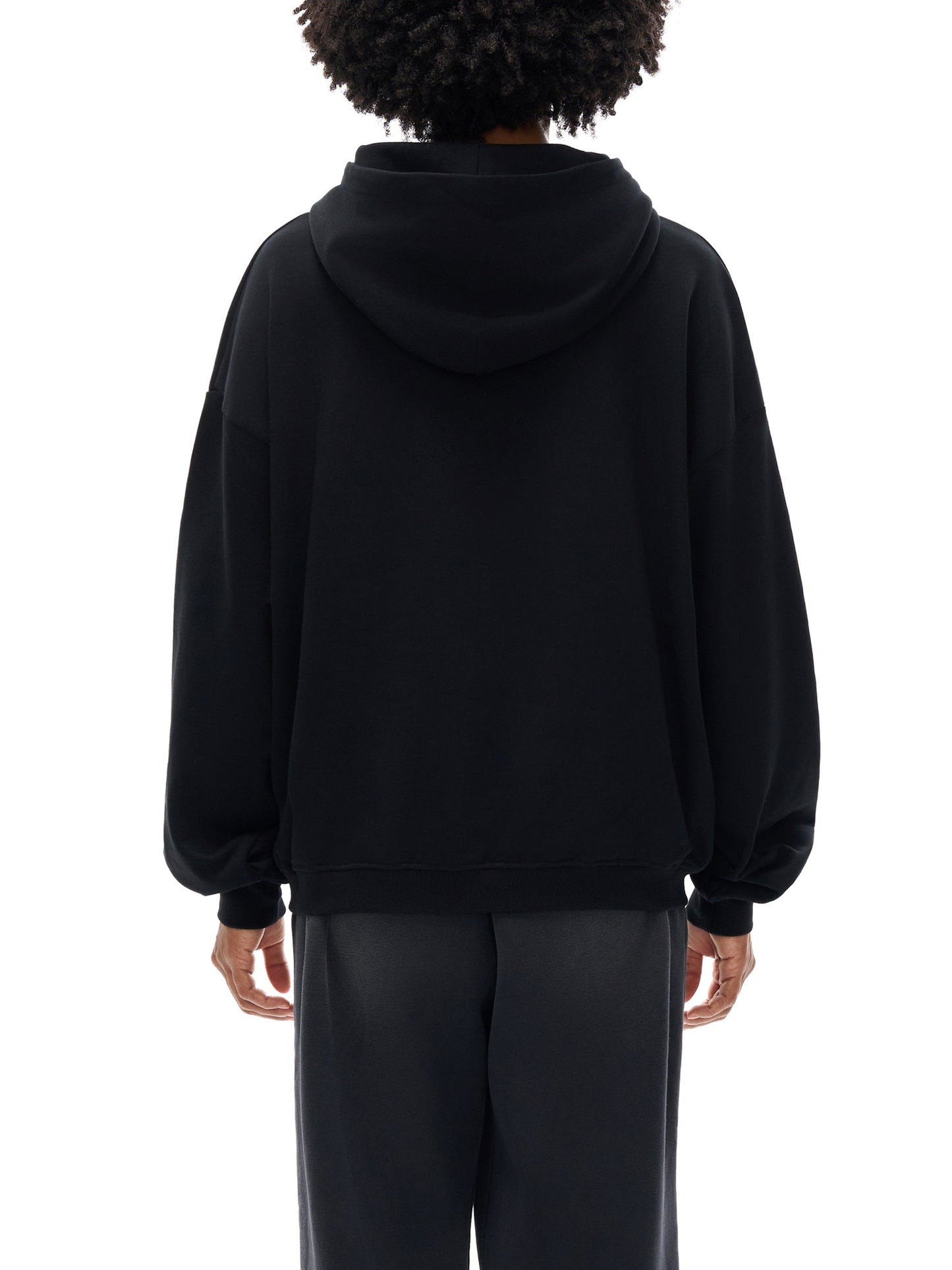 Unisex Cotton Cropped Hoodie — A330 Golden Hour Departure
