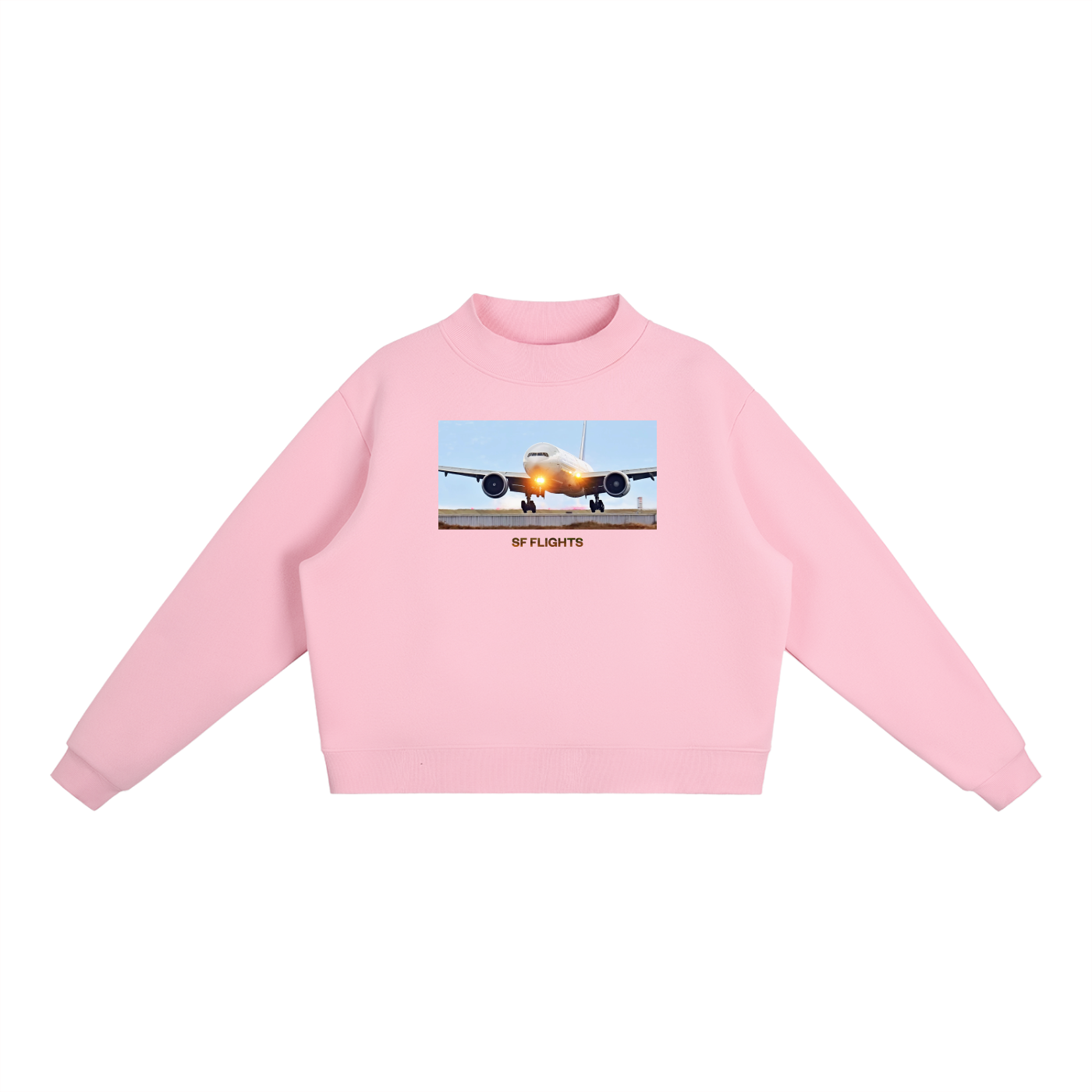 Essential Fleece Mock-Neck Crew Sweatshirt — Reverse Ops at SFO