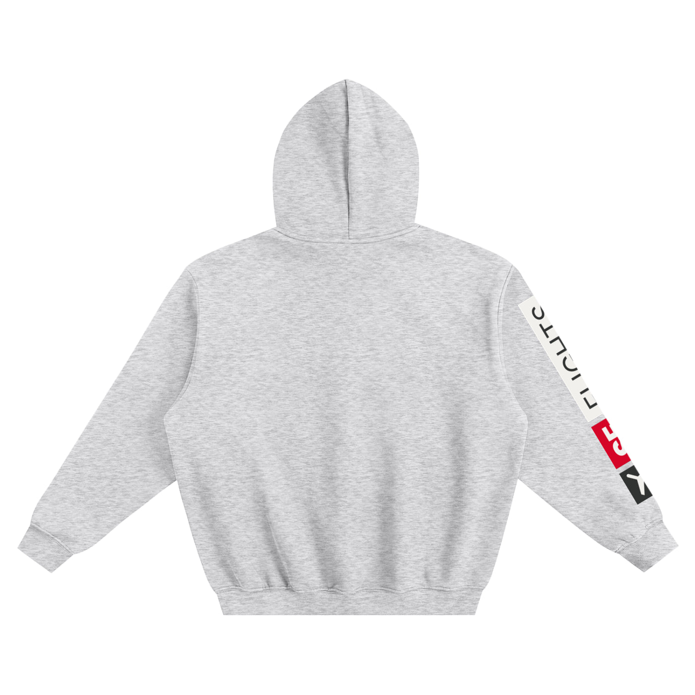 Fleeced Boxy Hoodie — SF Flights Logo Edition