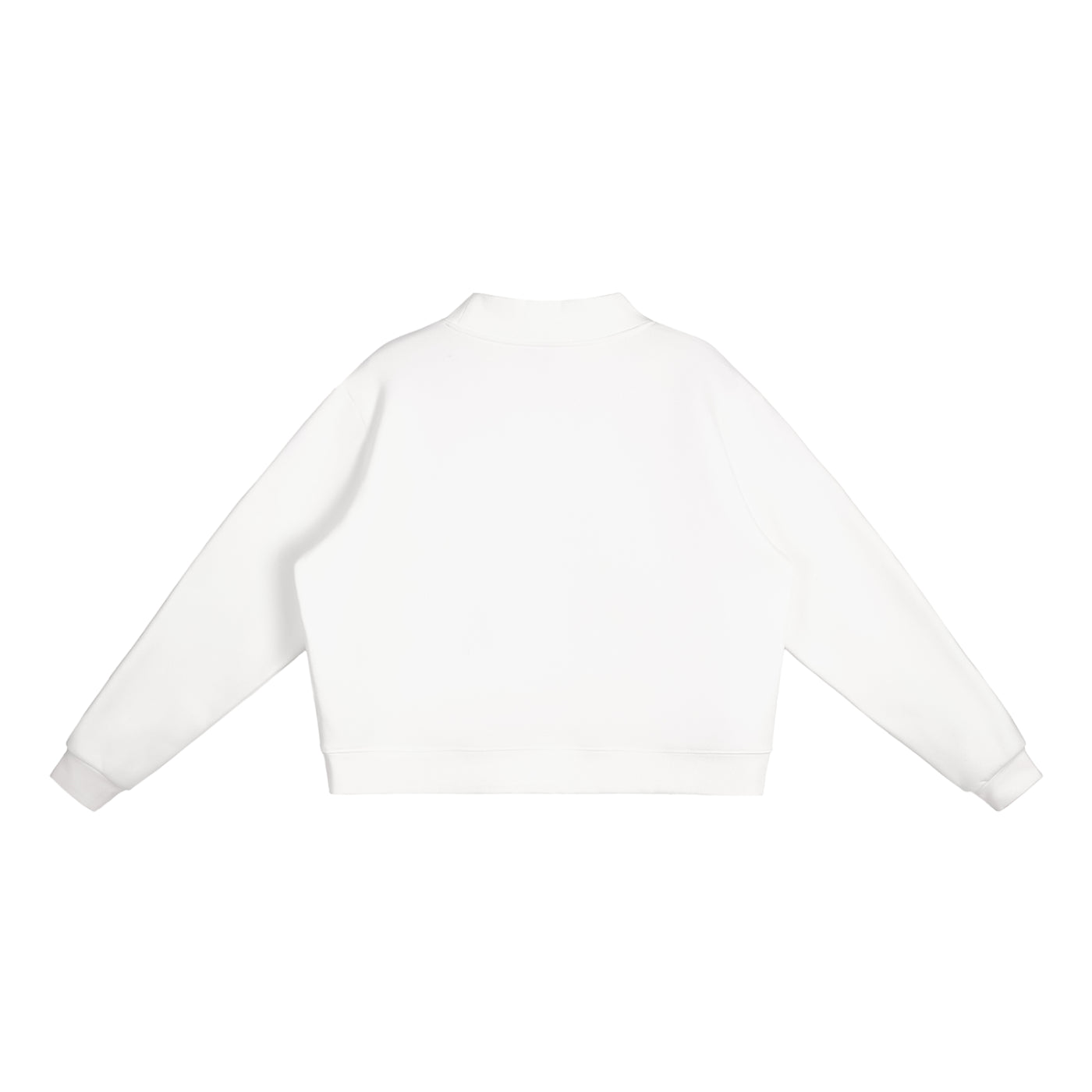 Essential Fleece Mock-Neck Crew Sweatshirt — AvGeek SFO Golden Hour Edition