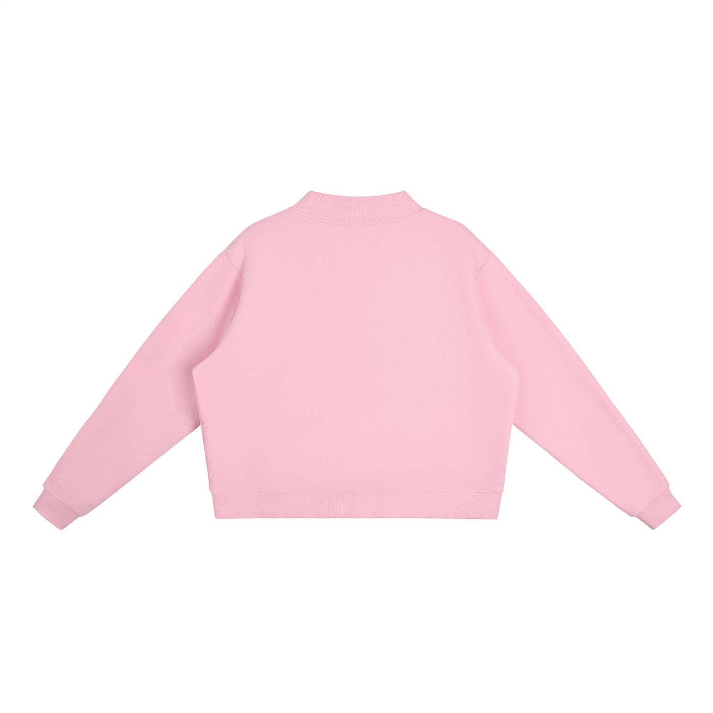 Essential Fleece Mock-Neck Crew Sweatshirt — AvGeek SFO Golden Hour Edition