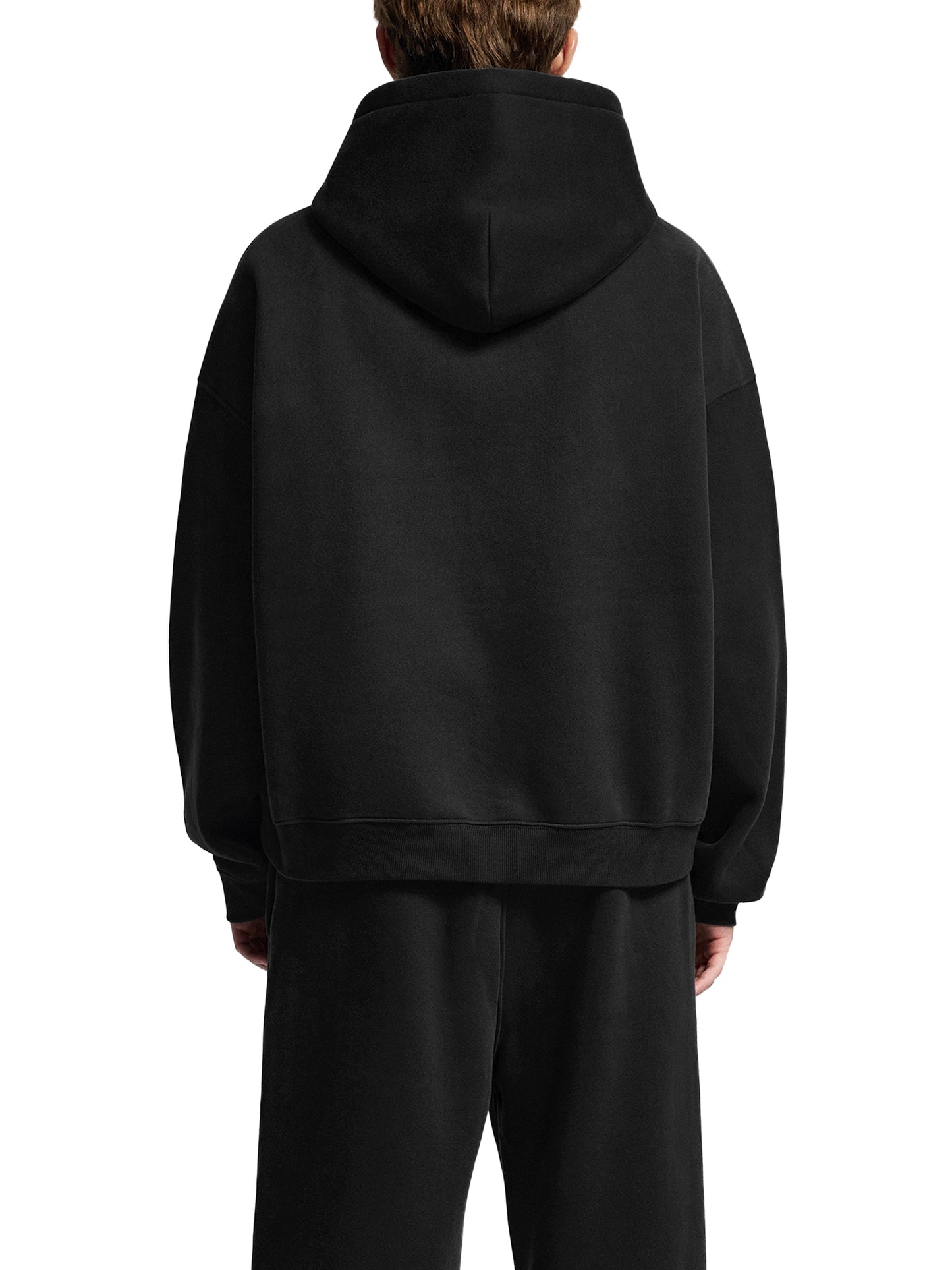 SF Flights A350 SFO Airport Oversized Boxy Fleece Hoodie