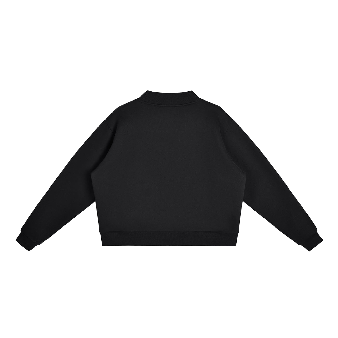 Essential Fleece Mock-Neck Crew Sweatshirt — AvGeek SFO Golden Hour Edition