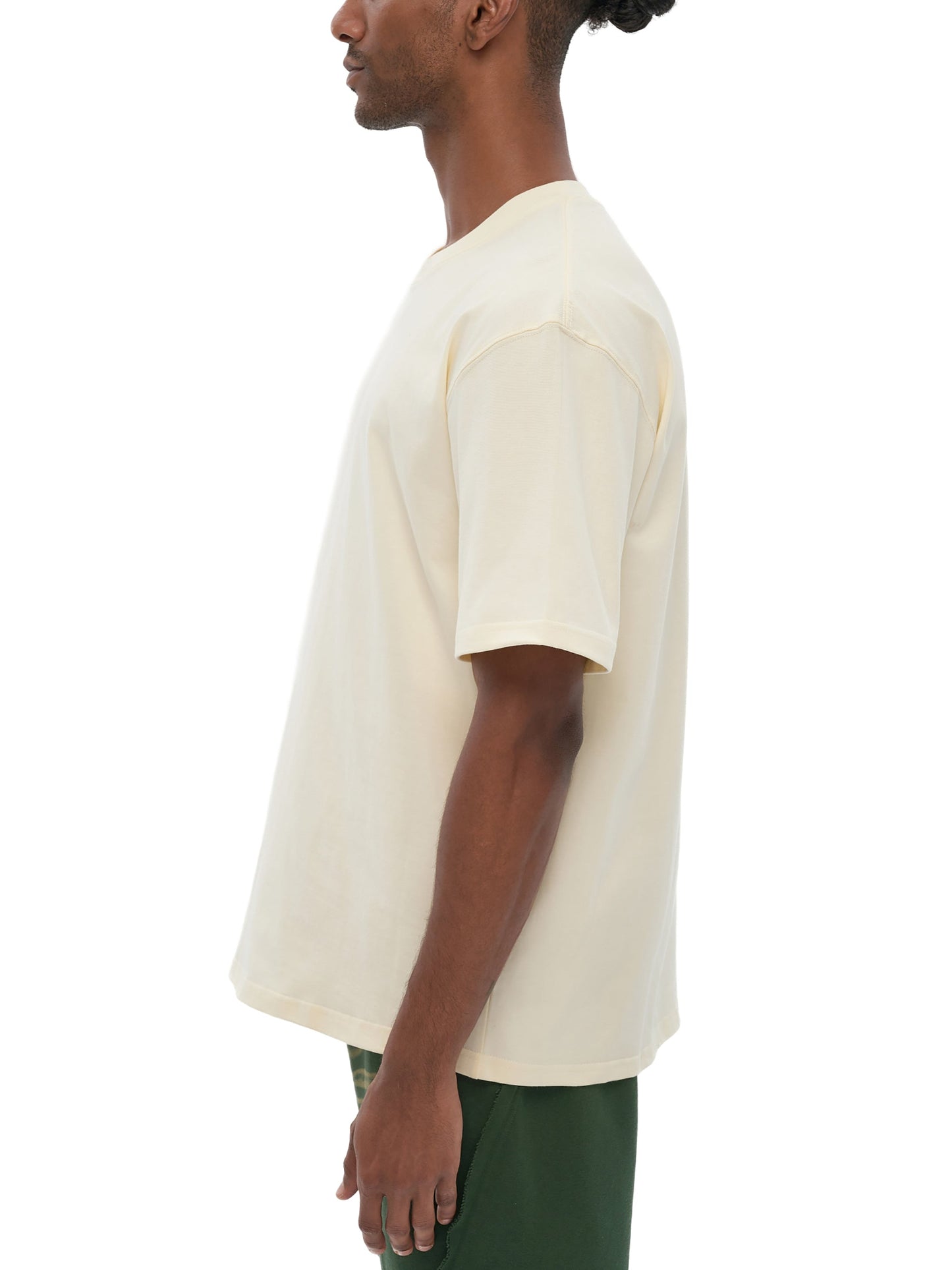 Heavyweight Drop Shoulder Cotton T-Shirt — A350 Taxiing at SFO