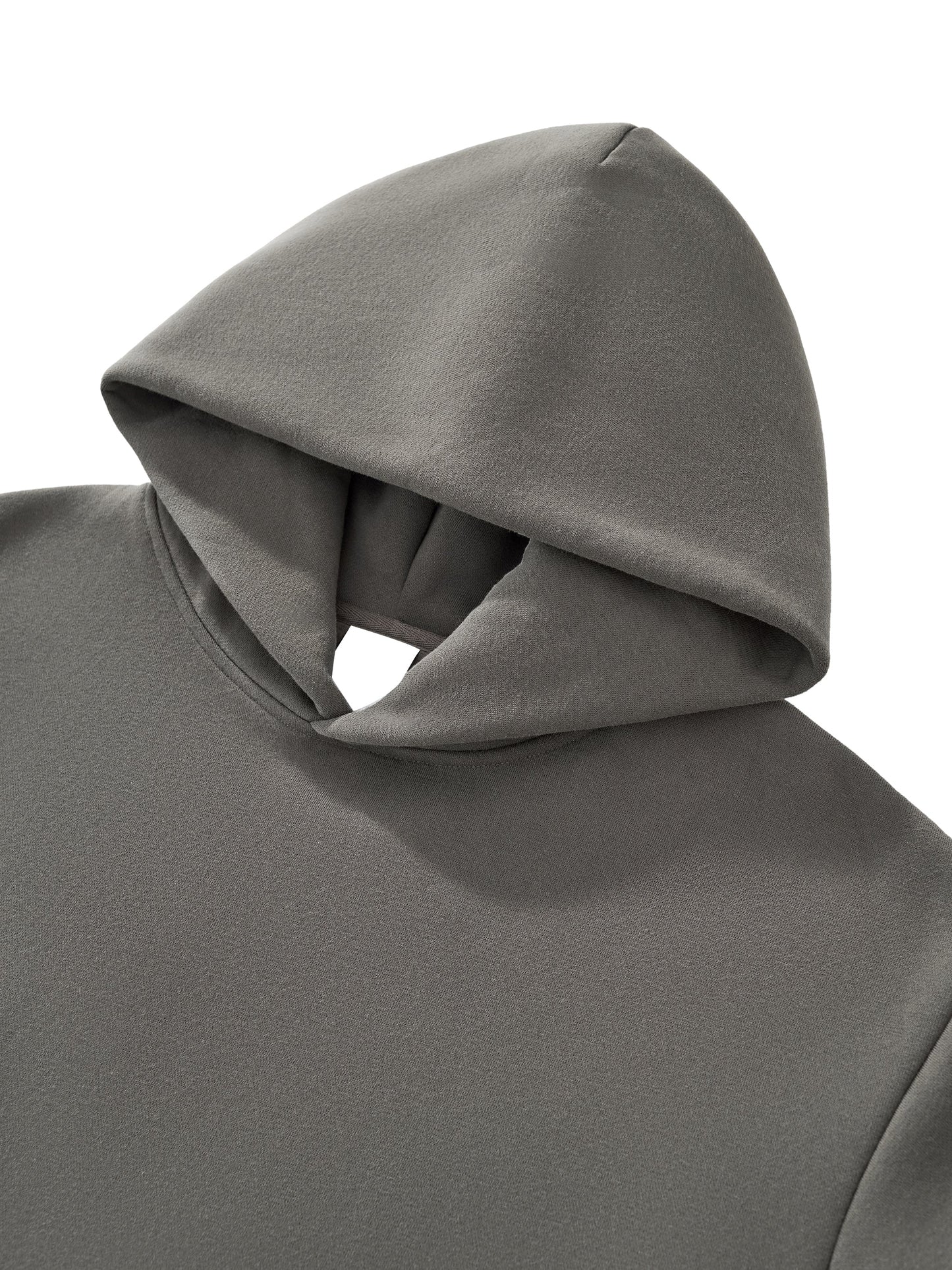 Fleeced Boxy Hoodie — SF Flights Logo Edition