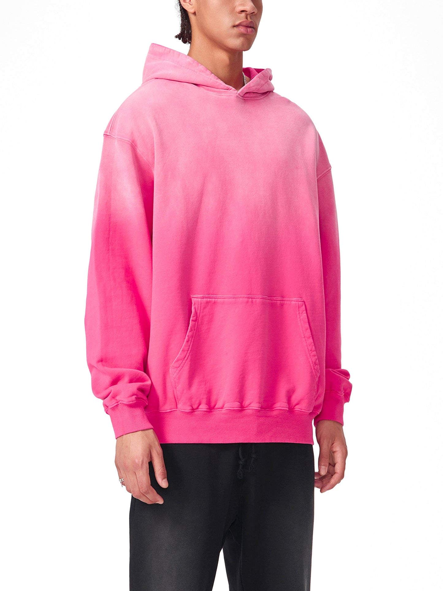 Heavyweight Sunfade Oversized Hoodie — A350 Ready for Departure