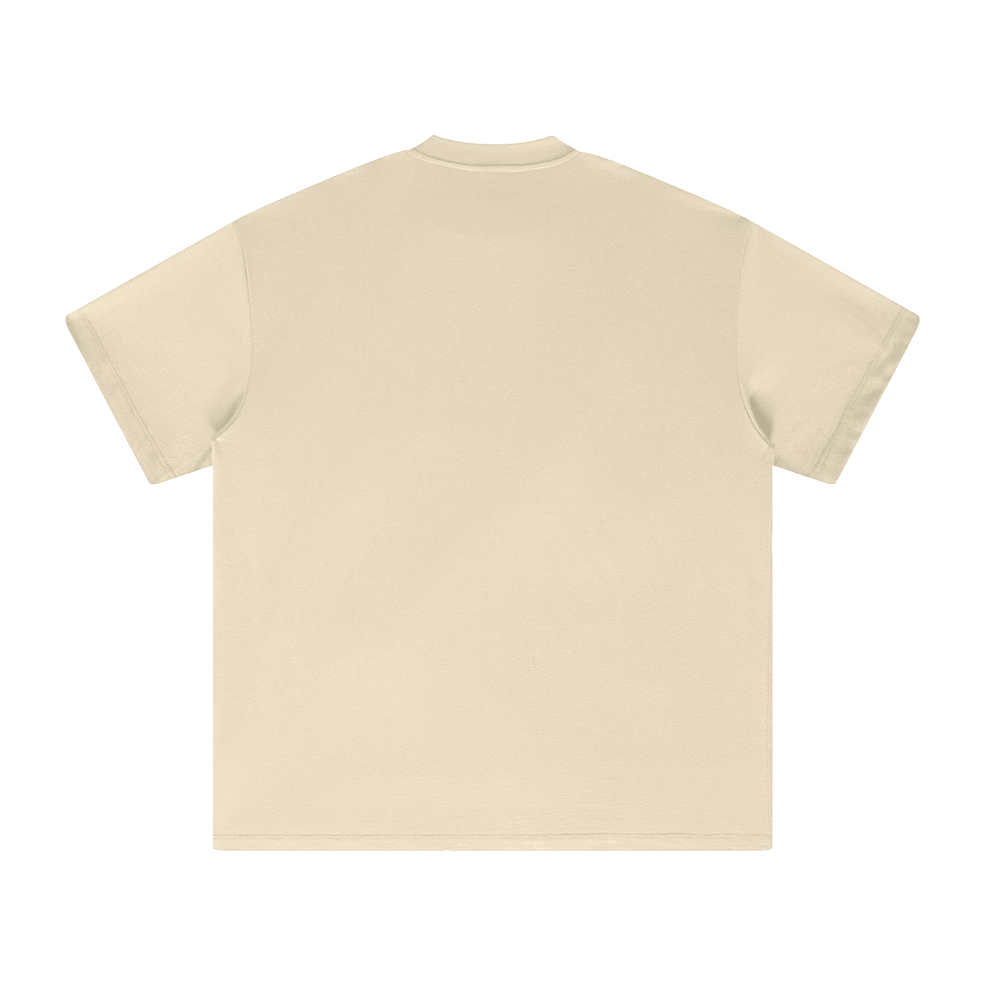 Heavyweight Earth Tone T-Shirt — Widebody B787 Jet at SFO
