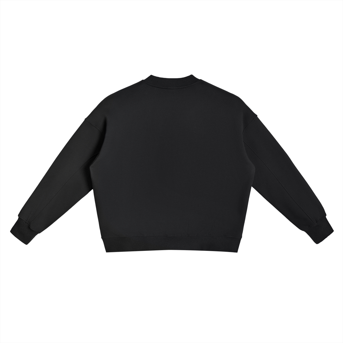Fleece Side Slit Crewneck Sweatshirt  — Superjumbo A380 at San Francisco Airport
