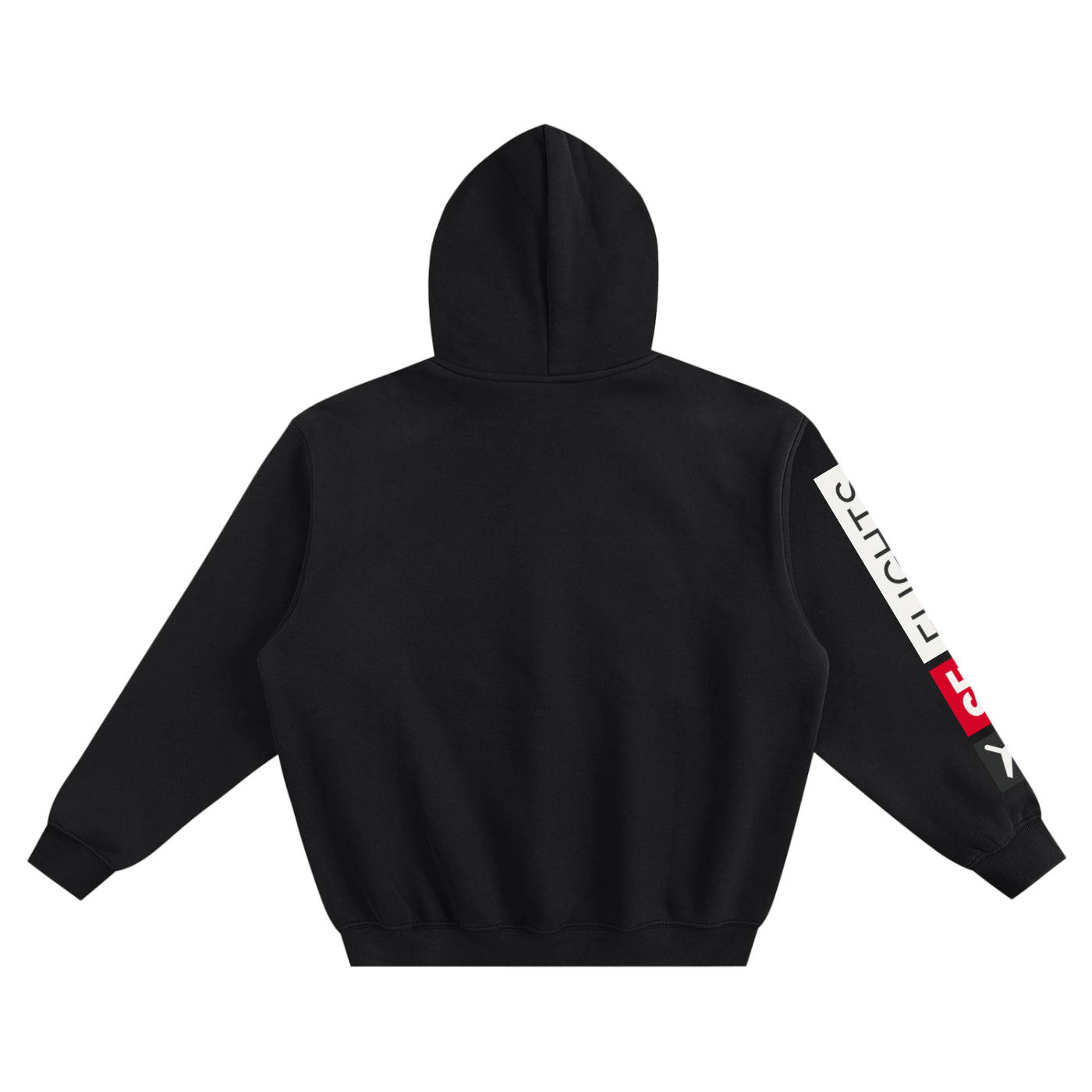 Fleeced Boxy Hoodie — SF Flights Logo Edition