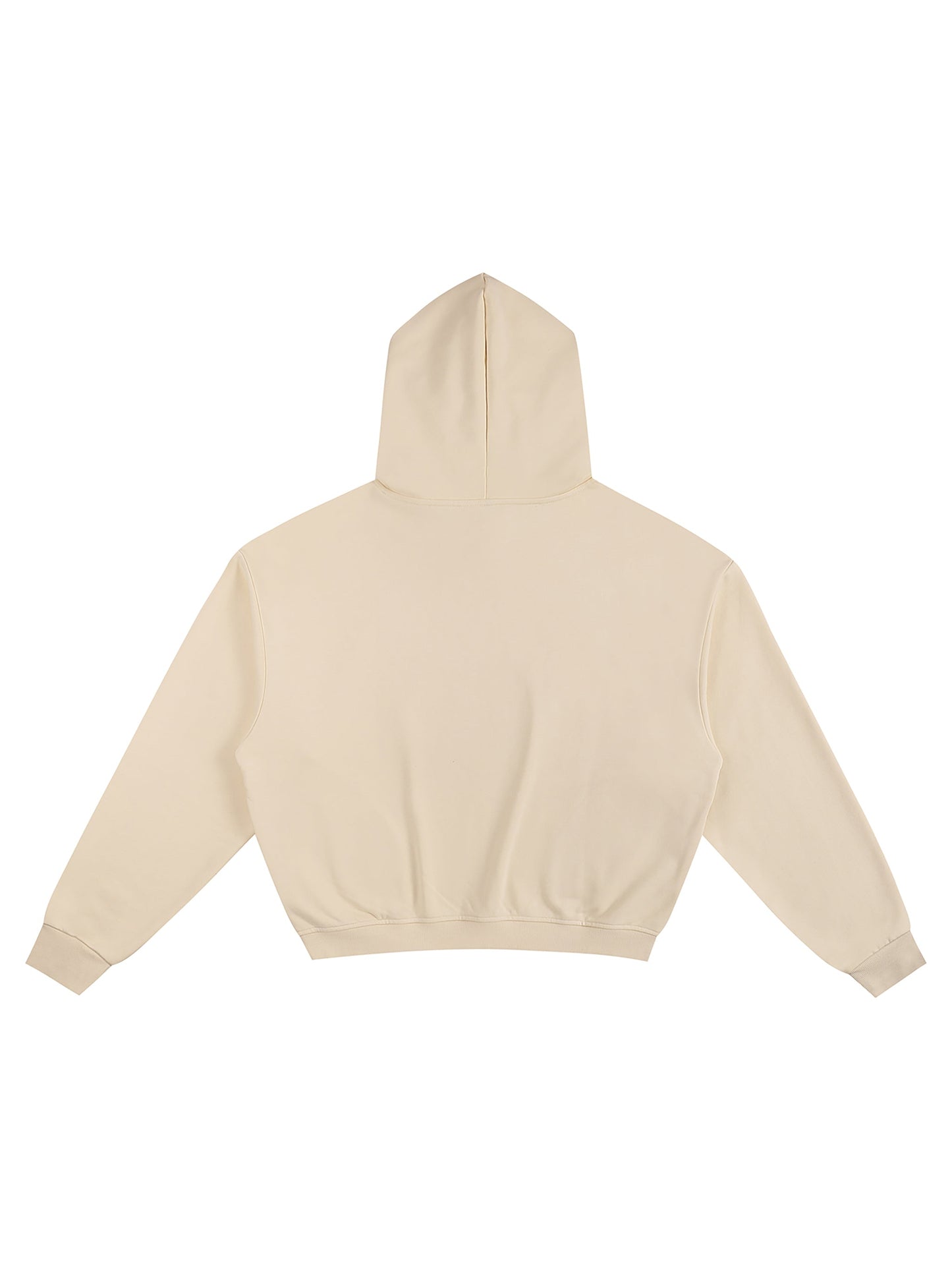 Unisex Cotton Cropped Hoodie — A330 Golden Hour Departure