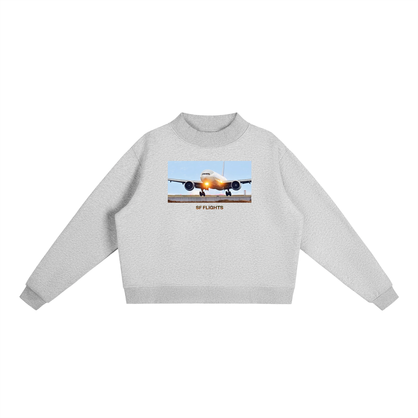 Essential Fleece Mock-Neck Crew Sweatshirt — Reverse Ops at SFO