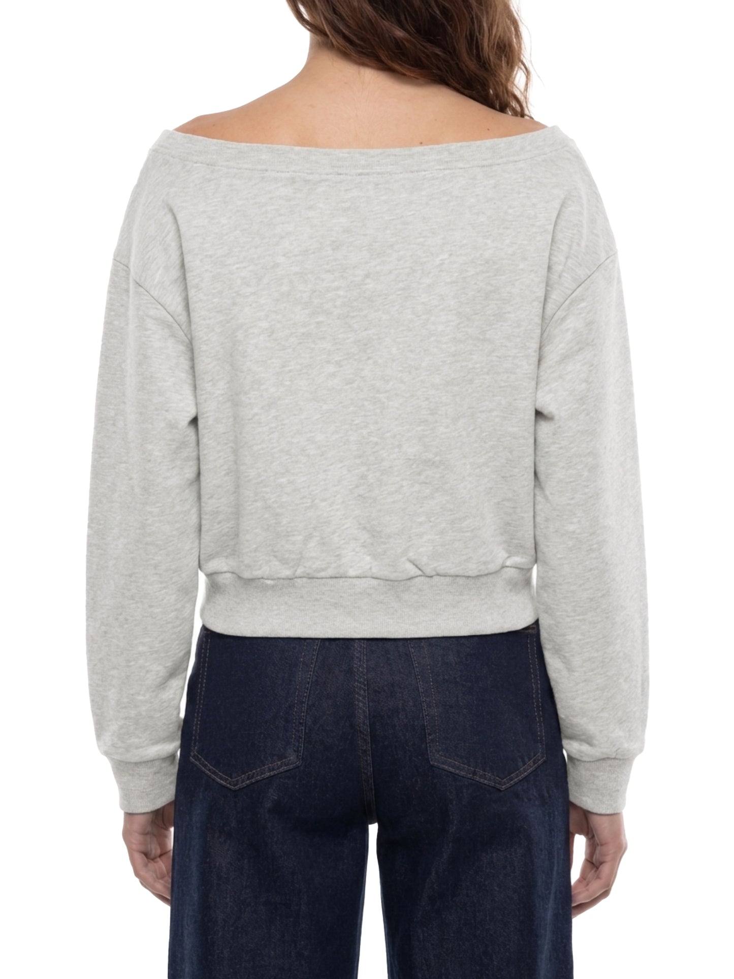 Women’s Off-Shoulder Sweatshirt — SFO Reverse Ops Landing